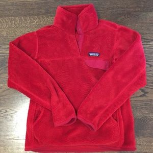 Red Patagonia Fleece Re-Tool